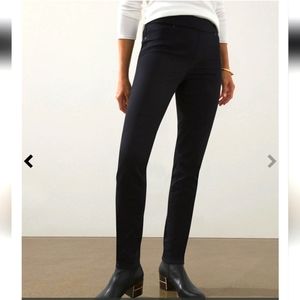 CHICO'S Pull On Black Jeggings Size 6
